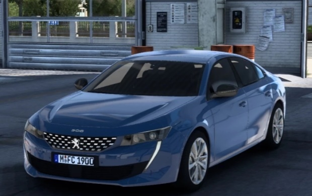 Мод Peugeot 508 GT Line 2022 для Euro truck simulator 2