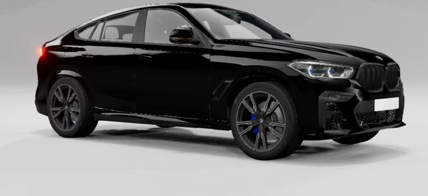 Мод 2020 BMW X6M CROSSOVER 0.30.X ДЛЯ BEAMNG.DRIVE