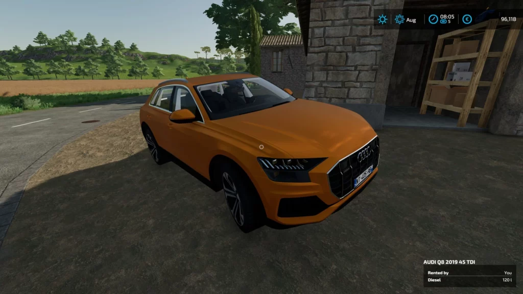 Мод AUDI Q8 для Farming Simulator 22