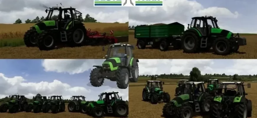 Мод DEUTZ AGROTRON 128/150 для Farming Simulator 22