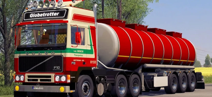 Мод VOLVO F10-F12 V1.48 для Euro truck simulator 2