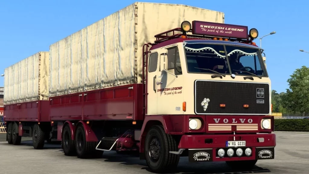 Мод VOLVO F88 V1.48 для Euro truck simulator 2