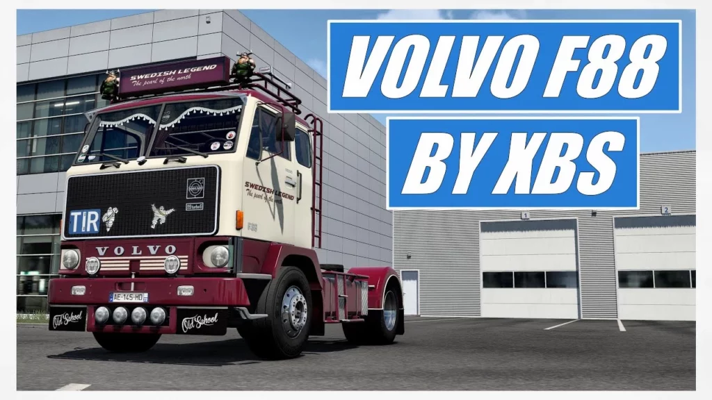 Мод VOLVO F88 V1.48 для Euro truck simulator 2