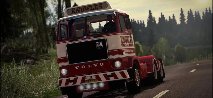 Мод VOLVO F88 V1.48 для Euro truck simulator 2