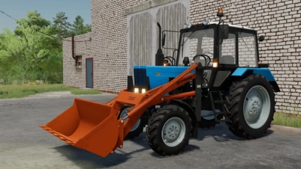 Мод трактор MTZ 800-1000 серии + погрузчик PNF-750 для Farming Simulator 22