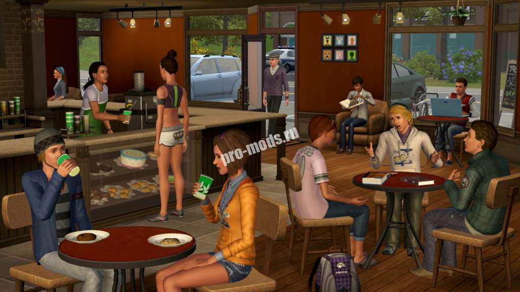 Мод «Закусочная на дому» от Rex для Sims 4