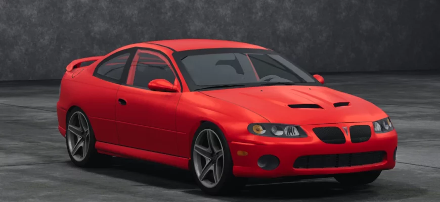 Мод 2005 PONTIAC GTO V1.6 0.30.X ДЛЯ BEAMNG.DRIVАE