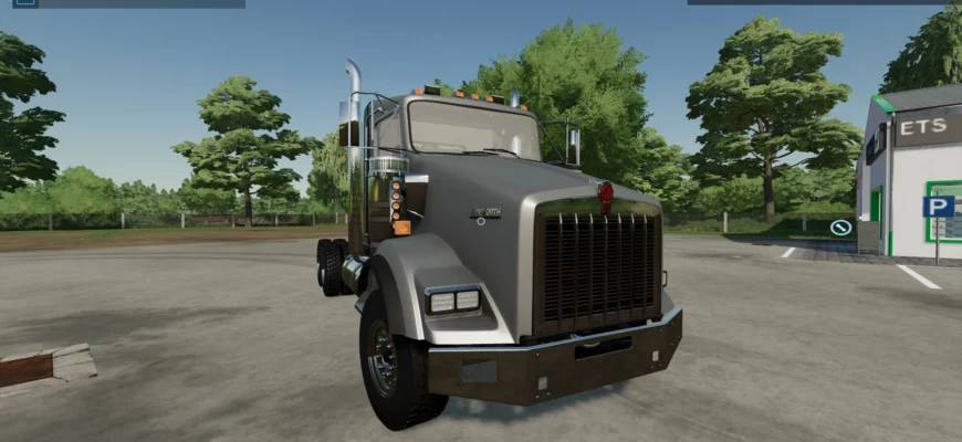 Мод грузовик 2019 KENWORTH T800 V2.0.0.0 для Farming Simulator 22