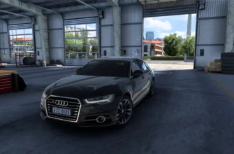 Мод AUDI A6 C7 2015 V1.48 для Euro truck simulator 2