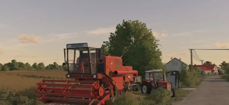 Мод комбайн BIZON Z-056 для Farming Simulator 22