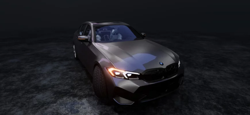 Мод BMW 3 -SERIES G20 ПРОШЕЛ РЕМАСТЕРИНГ 0.30.X ДЛЯ BEAMNG.DRIVE