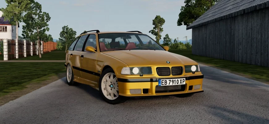 Мод BMW E36 REVAMP V2.0 0.30.X ДЛЯ BEAMNG.DRIVE