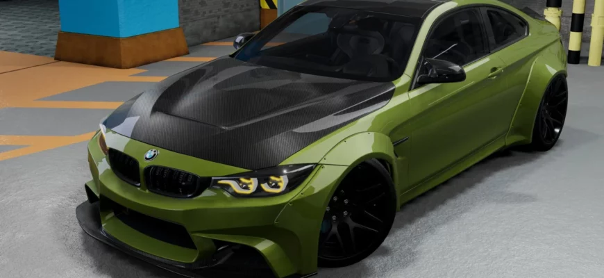 Мод BMW M4 2020 V1.1 0.30.X ДЛЯ BEAMNG.DRIVАE