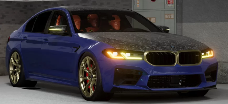 Мод BMW M5 COMPETITION F90 0.30.X ДЛЯ BEAMNG.DRIVАE