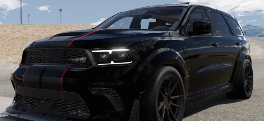 Мод DODGE DURANGO 2020-22 ДЛЯ BEAMNG.DRIVE