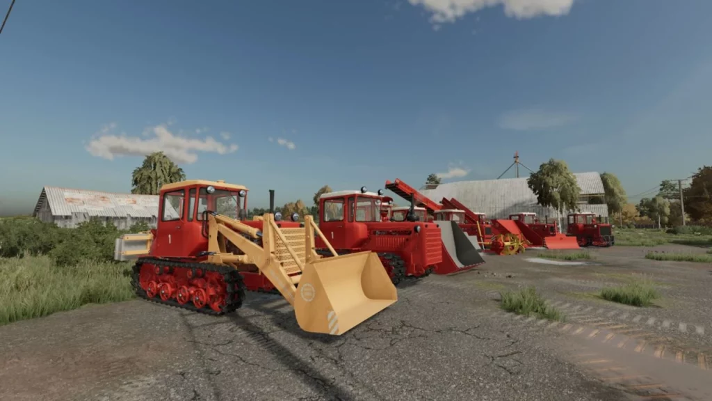 Мод DT-75 ПАК V1.0.0.0 V1.0.0.0 для Farming Simulator 22