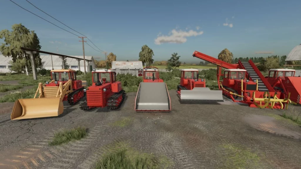 Мод DT-75 ПАК V1.0.0.0 V1.0.0.0 для Farming Simulator 22