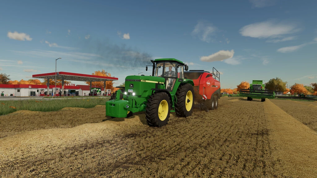 Мод больше дыма с ВЫХЛОПА V1.1.0.1 для Farming Simulator 22