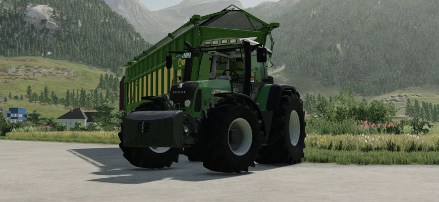 Мод FENDT 700/800 TMS VARIO (ДАВЛЕНИЕ В ШИНАХ) для Farming Simulator 22