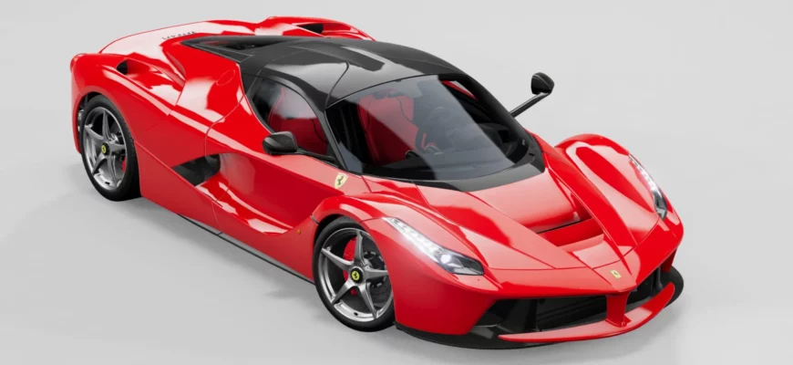 Мод FERRARI LAFERRARI ДЛЯ BEAMNG.DRIVE