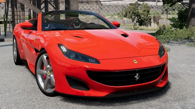 Мод FERRARI PORTOFINO V2.0 0.30.X ДЛЯ BEAMNG.DRIVАE