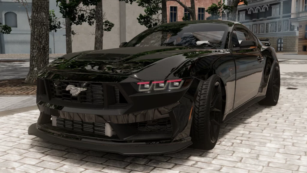 Мод FORD MUSTANG 0.30.X ДЛЯ BEAMNG.DRIVАE