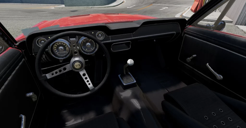 Мод FORD MUSTANG (1967) 0.30.X ДЛЯ BEAMNG.DRIVАE