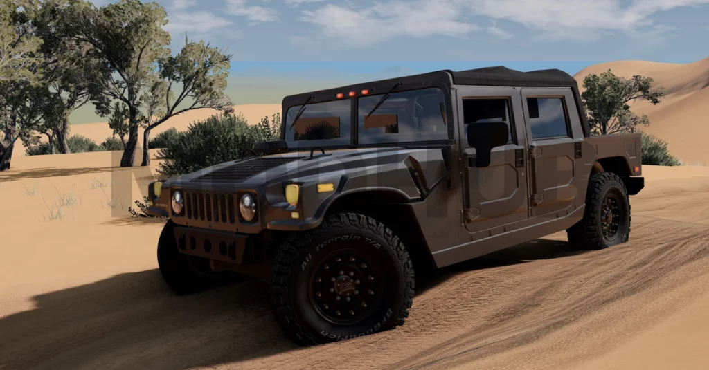 Мод HUMMER H1 ALPHA 0.30.X ДЛЯ BEAMNG.DRIVE