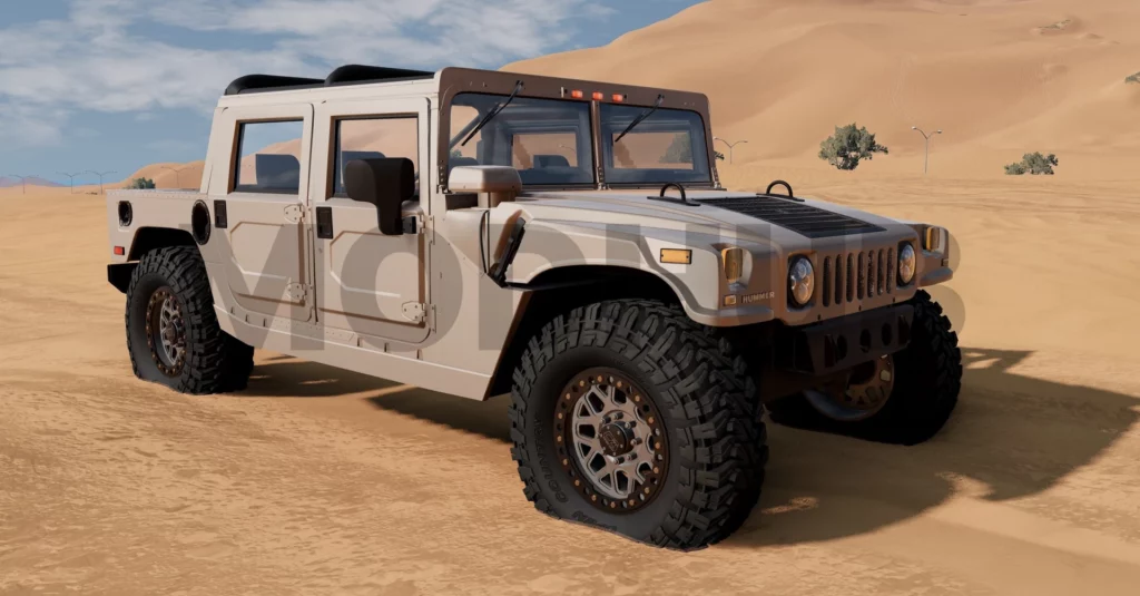 Мод HUMMER H1 ALPHA 0.30.X ДЛЯ BEAMNG.DRIVE