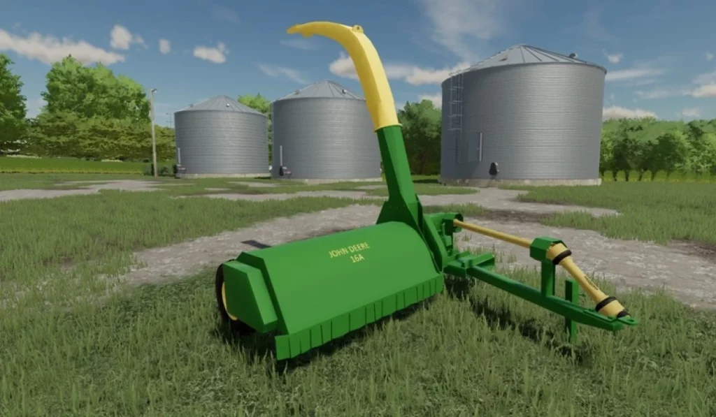 Мод ЦЕПНОЙ ИЗМЕЛЬЧИТЕЛЬ JOHN DEERE 16A V1.0.0.0 для Farming Simulator 22