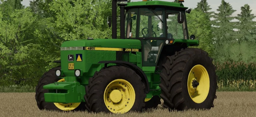 Мод JOHN DEERE 4X55 для Farming Simulator 22