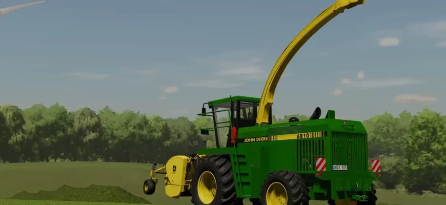 Мод JOHN DEERE 6810 для Farming Simulator 22