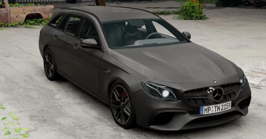 Мод MERCEDES BENZ E63 WAGON V1.0 0.30.X ДЛЯ BEAMNG.DRIVE