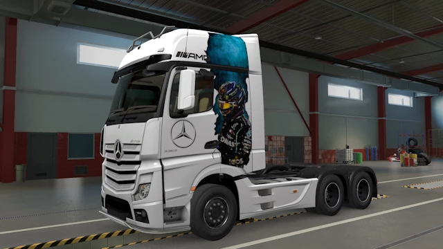 Мод Скин MERCEDES F1 1.48 для Euro truck simulator 2