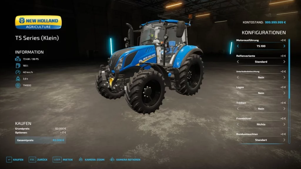 Мод NEW HOLLAND PACK V1.2.0.0 для Farming Simulator 22