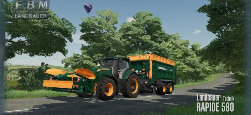 Мод RAPIDE 580 LE V1.3.0.0 для Farming Simulator 22