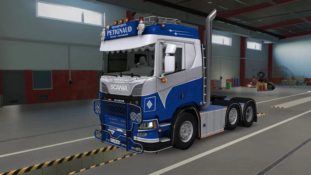 Мод SCANIA R580 V1.48.5 для Euro truck simulator 2