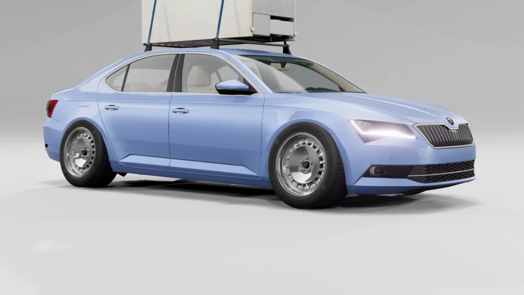 Мод SKODA SUPERB V1.0 0.30.X ДЛЯ BEAMNG.DRIVE