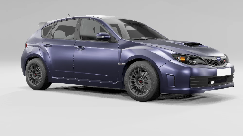 Мод SUBARU IMPREZA WRX STI ХЭТЧБЕК ДЛЯ BEAMNG.DRIVE