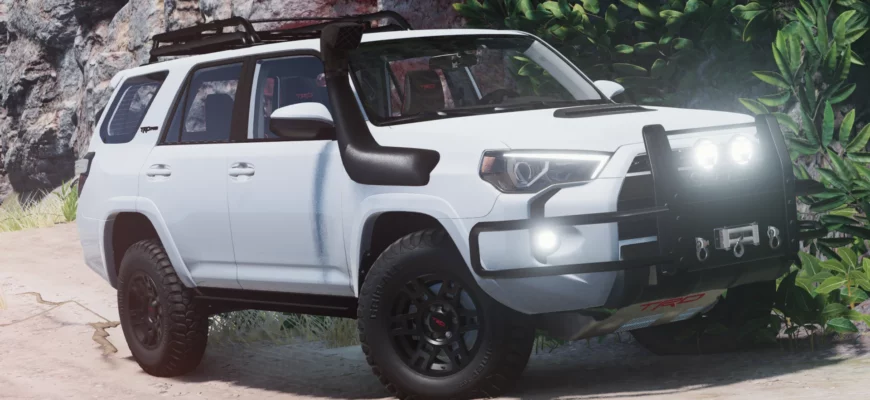 Мод TOYOTA 4RUNNER 0.30.X ДЛЯ BEAMNG.DRIVАE