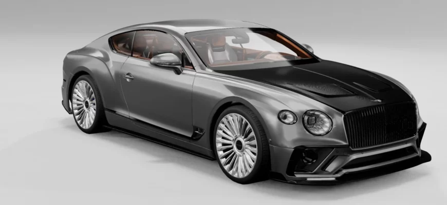 Мод ОБНОВЛЕННЫЙ BENTLEY CONTINENTAL GT V3.0 0.30.X ДЛЯ BEAMNG.DRIVE