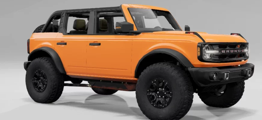 Мод FORD BRONCO V1.0 0.30.X ДЛЯ BEAMNG.DRIVАE