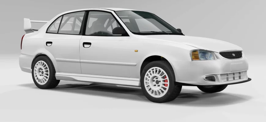 Мод HYUNDAI ACCENT 2003 V2.0 0.30.X ДЛЯ BEAMNG.DRIVАE