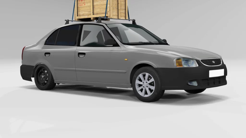 Мод HYUNDAI ACCENT 2003 V2.0 0.30.X ДЛЯ BEAMNG.DRIVАE