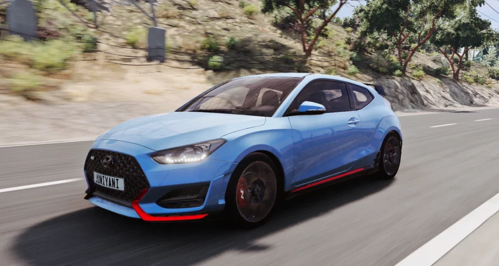 Мод HYUNDAI VELOSTER N 0.30.X ДЛЯ BEAMNG.DRIVАE