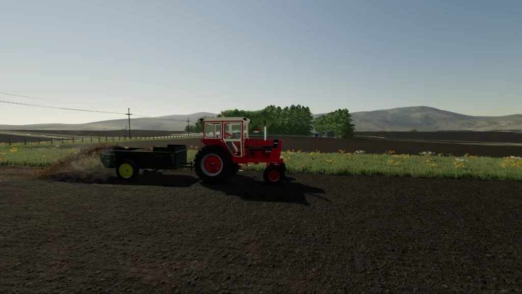 Мод РАЗБРАСЫВАТЕЛЬ НАВОЗА JOHN DEERE 34 V1.0.0.0 для Farming Simulator 22