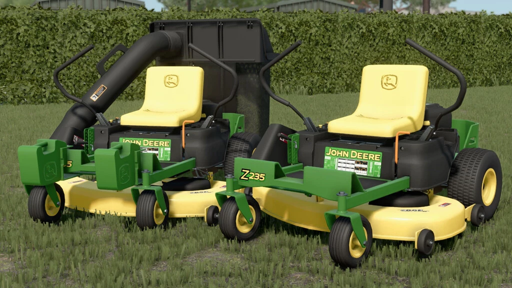 Мод JOHN DEERE ZERO TURN Z235 V1.0.0.0 для Farming Simulator 22