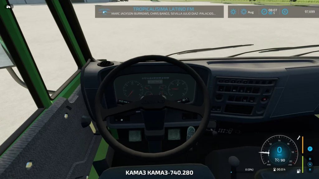 Мод КАМАЗ 65115 V1.0.0.0 для Farming Simulator 22