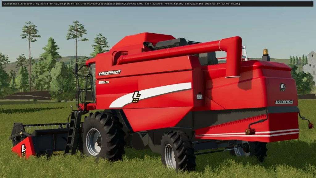 Мод комбайн LAVERDA 255 LCS V1.0.0.0 для Farming Simulator 22