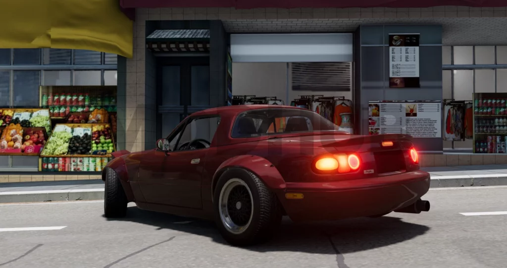 Мод MAZDA MX-5 MIATA V1.0 0.30.X ДЛЯ BEAMNG.DRIVАE